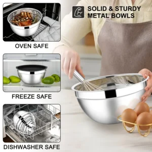 mixing bowls for cookie dough
