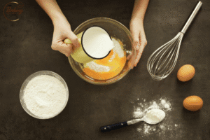 Excess liquid ingredients softening cookie dough