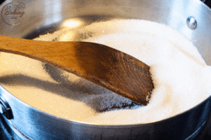 Excess sugar in cookie dough causing spreading