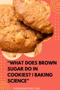 Brown sugar in a large bowl for baking cookies.