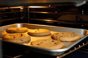 "Incorrect oven temperature causing cookies to turn hard"