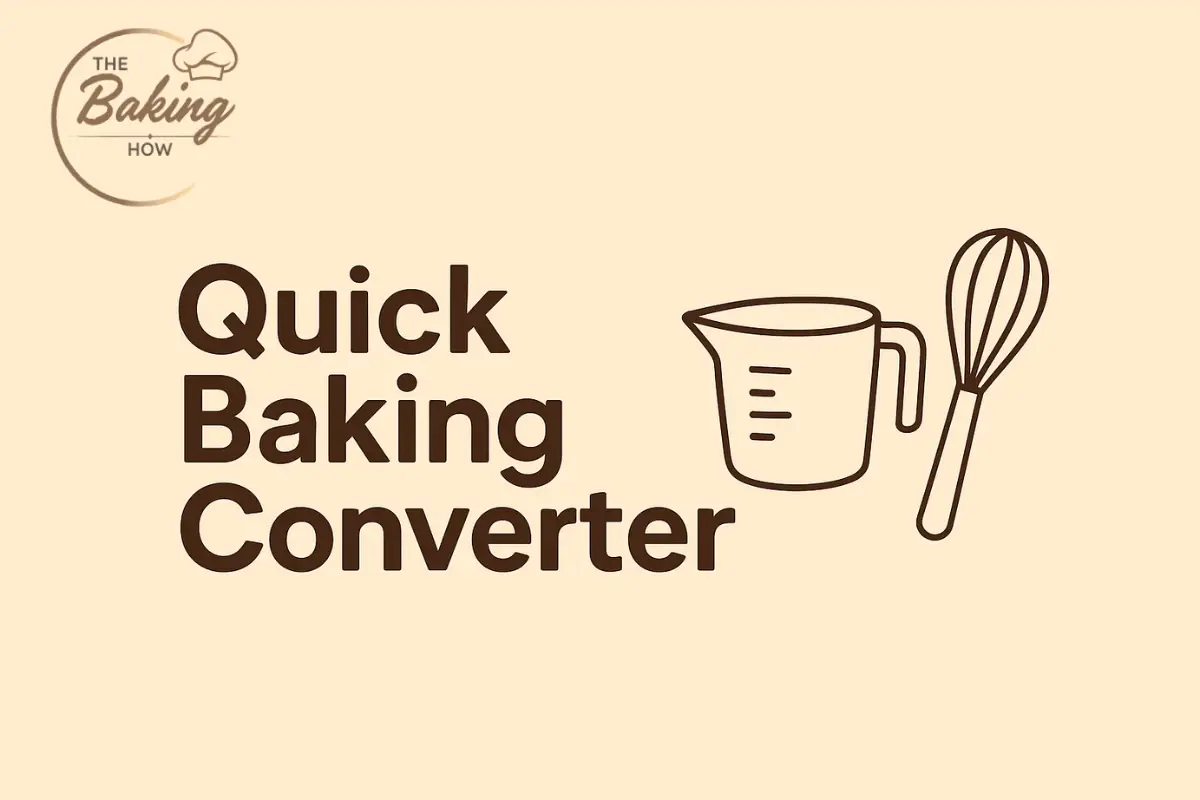 Quick Baking Converter – Easily convert grams, cups, and ounces for accurate baking measurements
