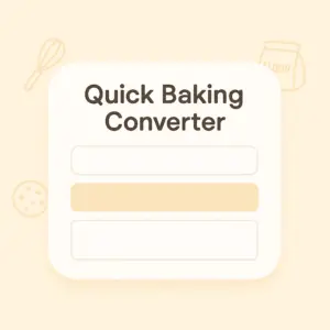 Quick Baking Converter Tool for Accurate Ingredient Measurement Conversions
