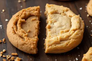 Chewy cookie with brown sugar vs crispy cookie with white sugar.